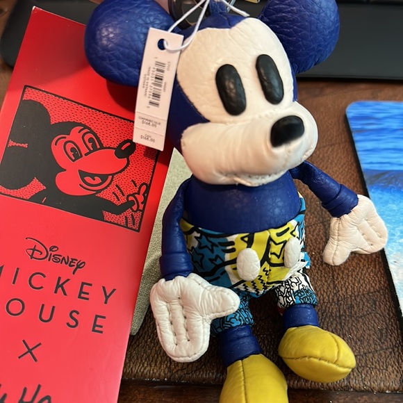 NWT Coach Limited Edition Disney Mickey Mouse X Keith Haring Charm - Picture 5 of 12